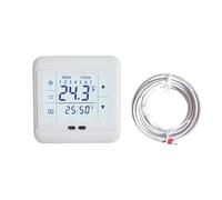 Thermostat de chauffage au sol numérique 220 V, écran tactile, programmable, for la maison(With probe)