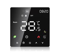 Thermostat de Chauffage au Sol, Thermostat D'ambiance Thermostat de Chauffage électrique Intelligent WiFi écran Tactile Commande Vocale Programmable (Chauffage électrique à