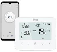 Thermostat de chauffage sans fil pour chaudière à gaz, contrôle via application, compatible avec Alexa/Google, couleur blanche