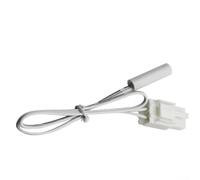 Thermostat de dégivrage à tête ronde 2K 5K Sonde de capteur de température pour congélateur et congélateur Fil blanc (1)
