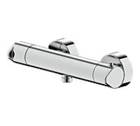 Thermostat de douche Bravat Milano 3518092, montage en saillie, chromé