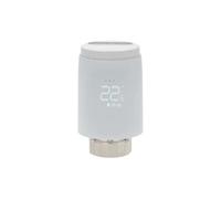 Thermostat de Radiateur Intelligent Zigbee 3.0 Blanc pour Vanne Connectée