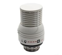 Thermostat de radiateur M30 x 1,5 Tête uniquement Contrôle automatique de la température pour systèmes d'eau Construction en plastique Blanc (1 pièce)