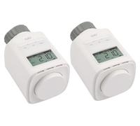 Thermostat de radiateur - Thermostat programmable - Lot de 2 - Numérique - Minuterie