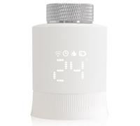 Thermostat de radiateur Zigbee, programmable, compatible avec Alexa/Google Home, de couleur blanche