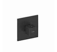 Thermostat DECUS Kludi , kit de finition 547393975 encastré, avec unité fonctionnelle noir mat