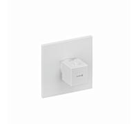 Thermostat DECUS Kludi , kit de finition 547395375 encastré, avec unité fonctionnelle blanc mat