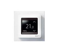 Devi Thermostat programmable tactile DEVIreg Touch 140F1064 230 V Blanc RAL 9010