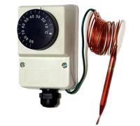 Thermostat d'exploitation capoté 0-90°C, capillaire 1,5 m, IP40 TG TS9520.54 (02)