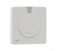 Thermostat électrique pour chauffage au sol 16 A - Contrôleur de température mécanique avec détection précise pour systèmes de chauffage des locaux et indicateur visuel de chauffage