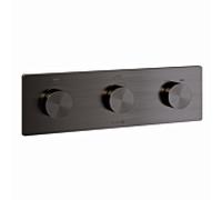 Thermostat électronique PushTronic 38300N2-00 Kludi , avec garniture PVD bronze brossé