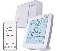 Thermostat EMOS GoSmart avec application, WiFi, OpenTherm, contrôleur portable avectactile, Tuya, Smart Life, compatible Alexa, P56S11