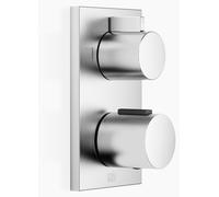 Thermostat encastré Dornbracht avec réglage de débit à deux voies, kit de montage final, 36426670-93
