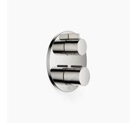 Thermostat encastré Dornbracht avec réglage de débit à sens unique, kit de montage final, 36425970-08, Couleur: platine