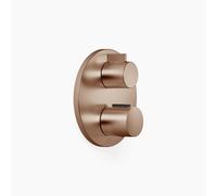 Thermostat encastré Dornbracht avec réglage de débit à sens unique, kit de montage final, 36425970-42, Couleur: Bronze brossé