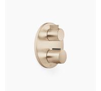 Thermostat encastré Dornbracht avec réglage de débit à sens unique, kit de montage final, 36425970-46, Couleur: Champagne brossé