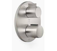 Thermostat encastré Dornbracht avec réglage de débit à trois voies, avec fonction d'arrêt, 36427970-06, Couleur: Platine Mat