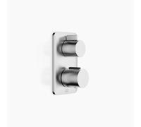 Thermostat encastré LISSÉ de Dornbracht avec réglage de débit à sens unique, 36425845-93, Couleur: Chrome brossé
