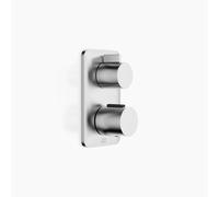 Thermostat encastré LISSÉ de Dornbracht avec régulation de débit à deux voies, 36426845-93, Couleur: Chrome brossé