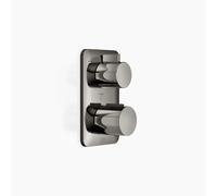 Thermostat encastré LISSÉ de Dornbracht avec régulation de débit à trois voies, 36427845-19, Couleur: Chrome foncé