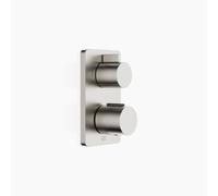 Thermostat encastré LULU de Dornbracht avec régulation de débit à deux voies, kit de montage final, 36426710-06, Couleur: Platine Mat