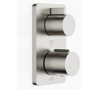 Thermostat encastré LULU de Dornbracht avec régulation de débit à trois voies, kit de montage final, 36427710-06