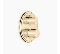 Thermostat encastré MADISON de Dornbracht avec régulation de débit à trois voies, 36427977-09, Couleur: laiton