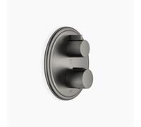 Thermostat encastré MADISON de Dornbracht avec régulation de débit à trois voies, 36427977-99, Couleur: foncé Platine mat