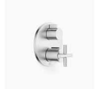 Thermostat encastré TARA de Dornbracht avec réglage de débit à sens unique, 36425892-93, Couleur: Chrome brossé