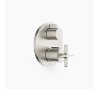 Thermostat encastré VAIA de Dornbracht avec réglage de débit à sens unique, 36425809-06, Couleur: Platine Mat