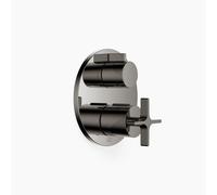 Thermostat encastré VAIA de Dornbracht avec régulation de débit à deux voies, 36426809-19, Couleur: Chrome foncé