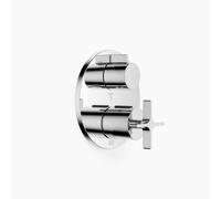 Thermostat encastré VAIA de Dornbracht avec régulation de débit à trois voies, 36427809-00, Couleur: chrome