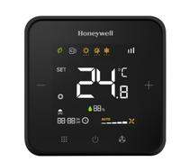 Thermostat fan-coil Honeywell avec capteur d'humidité, noir 240V (WTS3B4BMB/H)