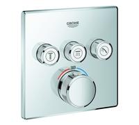 Thermostat Grohe Grohtherm SmartControl avec trois vannes d'arrêt, 29126000, Couleur: chrome