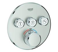 Grohe Grohtherm SmartControl mitigeur bain-douche encastrée avec thermostat SuperSteel 29121DC0