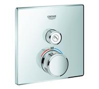 Thermostat Grohe Grohtherm SmartControl avec une vanne d'arrêt, 29123000, Couleur: chrome