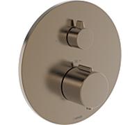 Thermostat Hansa HANSAEASYTHERM 8861, kit de montage 8861924581, partie visible pour une sortie, bronze rond