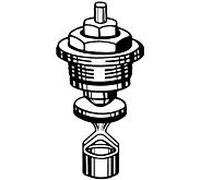 Heimeier insert thermostatique 0037-02300 avec la série de tube plongeur mai 1981