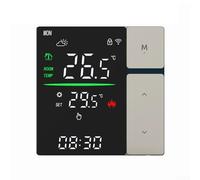 Thermostat intelligent 316A pour système WiFi Tuya conçu pour chauffage au sol électrique chaudière à eau et à gaz avec assistant de commande vocale et gestion des applications à distance (gris