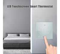 Thermostat intelligent 3A numérique programmable avec affichage LED Régulateur de température pour chauffage au sol Mur intelligent pour l'eau