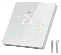 Thermostat intelligent, connecté en Wi-Fi, programmable, avec contrôle via application, compatible avec le chauffage au sol
