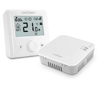 Thermostat intelligent, connecté Wi-Fi, filaire, programmable, précision de 0,5°C, couleur blanche