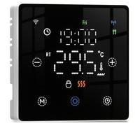 Thermostat intelligent, écran tactile, 86x86 mm, pour chaudière à gaz, compatible Tuya, programmation hebdomadaire