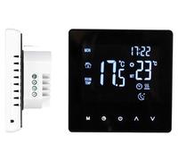 Thermostat intelligent, écran tactile LCD,programmable hebdomadaire, blanc SANS WIFI