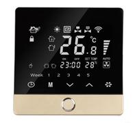Thermostat intelligent programmable 2 en 1 pour commande vocale par application Tuya, régulateur de chauffage numérique de refroidissement avec mémoire de planification hebdomadaire pour la maison AC