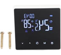 Thermostat intelligent - Régulateur numérique - Contrôle du chauffage au sol - Écran tactile intuitif - 90-240 V - Blanc