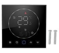 Thermostat intelligent sans fil pour la maison, chaudière murale programmable précise, AC95-240 V, carré, noir
