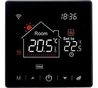 Thermostat intelligent - Thermostat à écran tactile pour le chauffage - Wi-Fi - Compatible avec les téléphones portables