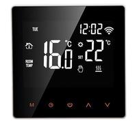 Thermostat intelligent WiFi avec écran LCD tactile, plage de température de 5 à 90 °C, pour chauffage au sol