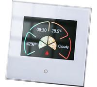 Thermostat intelligent WiFi Contrôleur de température programmable hebdomadaire Contrôle tactile/application mobile/contrôle vocal compatible avec Alexa/ Home, pour le chauffage de l'eau 5A